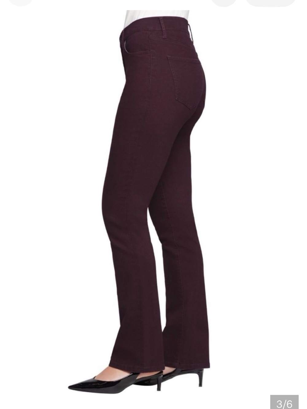 Express Women’s NWT 4  Boot Cut Jeans - Deep Burgundy